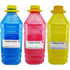 1 kg Bidon toner refill compatibil HP CB541A, CE321A cyan