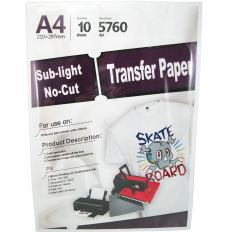 Hartie foto Yesion sublimare - LIGHT T-SHIRT - BUMBAC  A4, 150g/mp, 10 coli/pachet